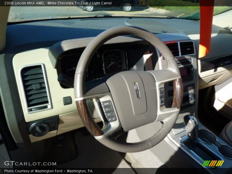 White Chocolate Tri Coat / Light Camel 2008 Lincoln MKX AWD