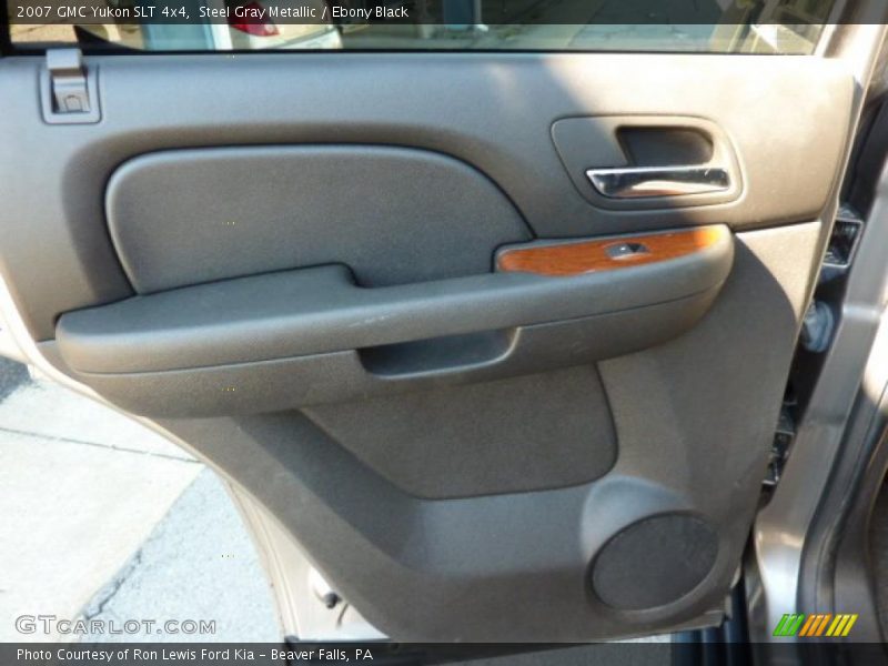 Steel Gray Metallic / Ebony Black 2007 GMC Yukon SLT 4x4