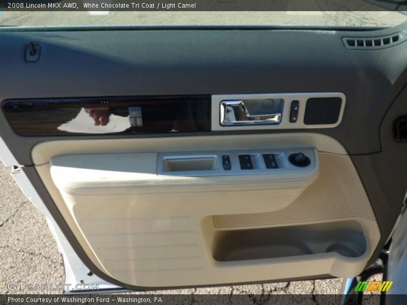 White Chocolate Tri Coat / Light Camel 2008 Lincoln MKX AWD