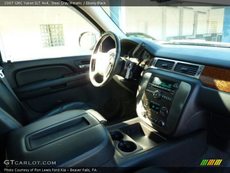 Steel Gray Metallic / Ebony Black 2007 GMC Yukon SLT 4x4