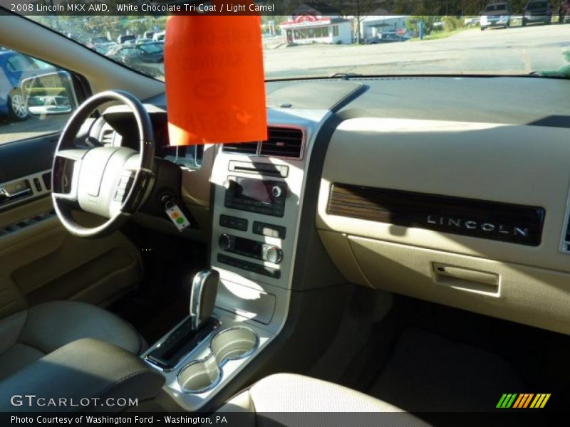 White Chocolate Tri Coat / Light Camel 2008 Lincoln MKX AWD