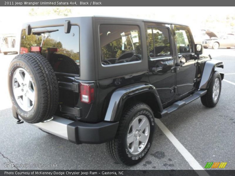Black / Black 2011 Jeep Wrangler Unlimited Sahara 4x4