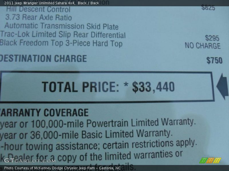 Black / Black 2011 Jeep Wrangler Unlimited Sahara 4x4