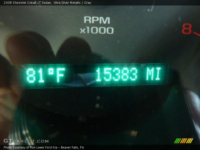 Ultra Silver Metallic / Gray 2008 Chevrolet Cobalt LT Sedan