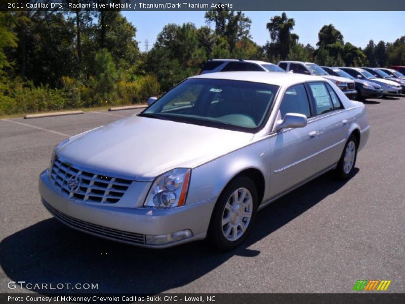 Radiant Silver Metallic / Titanium/Dark Titanium Accents 2011 Cadillac DTS
