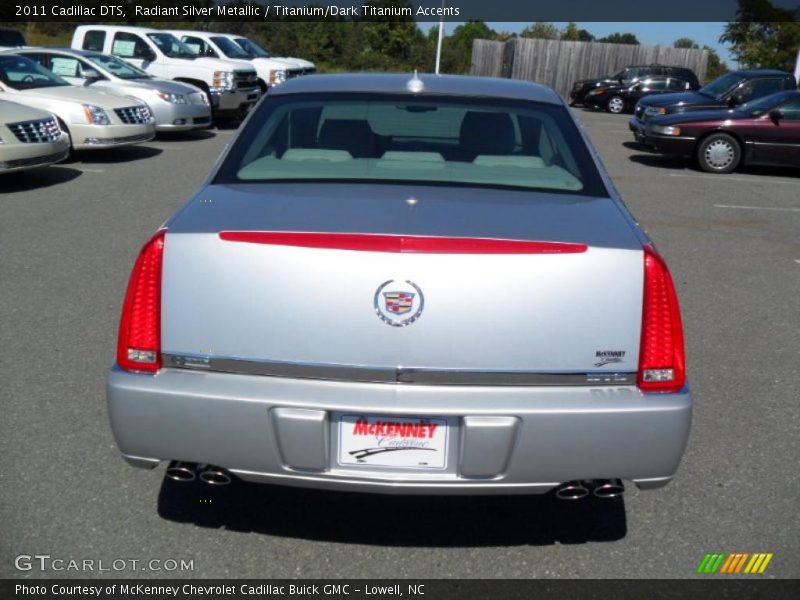 Radiant Silver Metallic / Titanium/Dark Titanium Accents 2011 Cadillac DTS