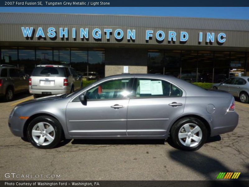 Tungsten Grey Metallic / Light Stone 2007 Ford Fusion SE