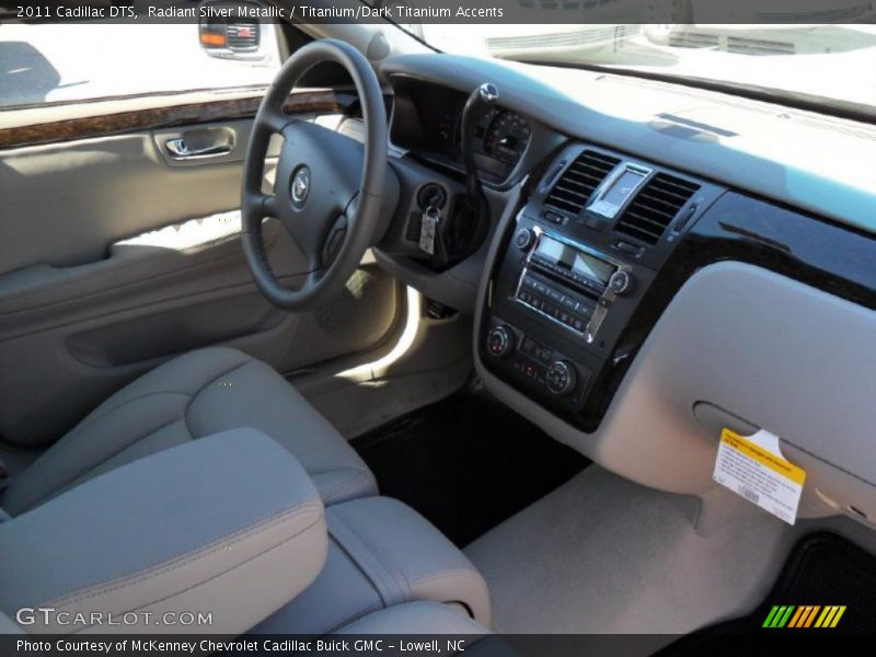 Radiant Silver Metallic / Titanium/Dark Titanium Accents 2011 Cadillac DTS