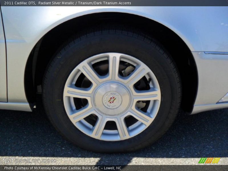 Radiant Silver Metallic / Titanium/Dark Titanium Accents 2011 Cadillac DTS
