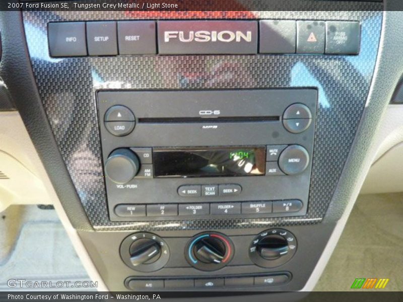Tungsten Grey Metallic / Light Stone 2007 Ford Fusion SE
