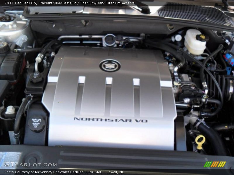 Radiant Silver Metallic / Titanium/Dark Titanium Accents 2011 Cadillac DTS