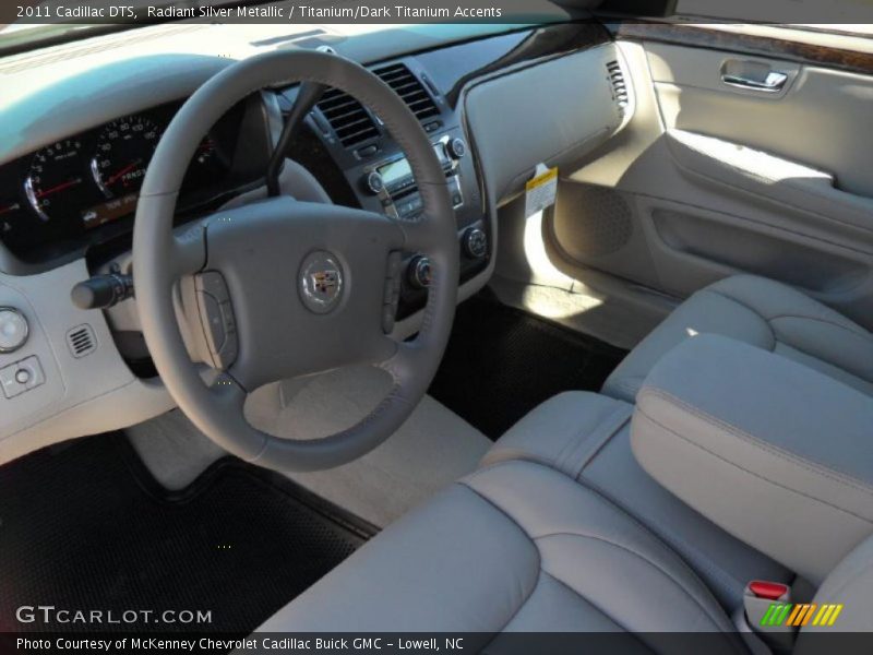 Radiant Silver Metallic / Titanium/Dark Titanium Accents 2011 Cadillac DTS