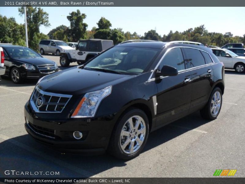 Black Raven / Ebony/Titanium 2011 Cadillac SRX 4 V6 AWD