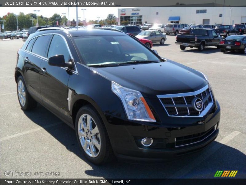 Black Raven / Ebony/Titanium 2011 Cadillac SRX 4 V6 AWD