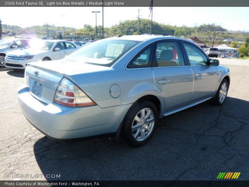 Light Ice Blue Metallic / Medium Light Stone 2009 Ford Taurus SE