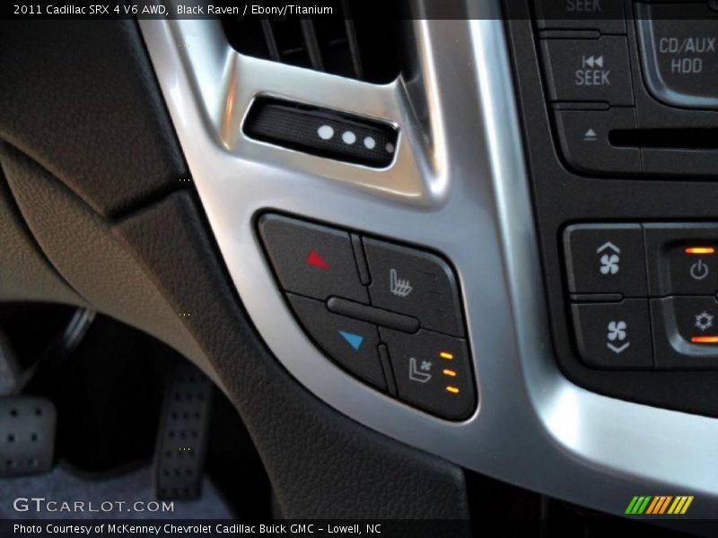 Black Raven / Ebony/Titanium 2011 Cadillac SRX 4 V6 AWD