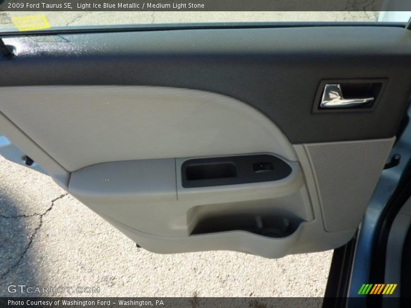 Light Ice Blue Metallic / Medium Light Stone 2009 Ford Taurus SE