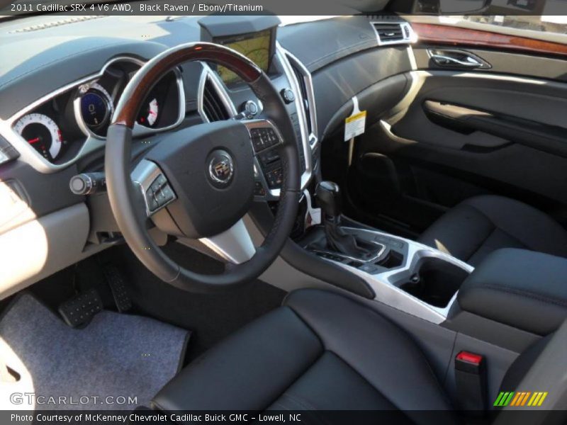  2011 SRX 4 V6 AWD Ebony/Titanium Interior