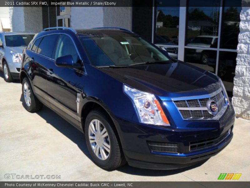 Imperial Blue Metallic / Shale/Ebony 2011 Cadillac SRX FWD