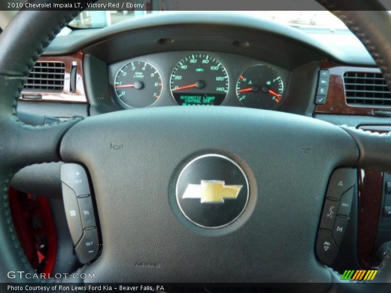 Victory Red / Ebony 2010 Chevrolet Impala LT