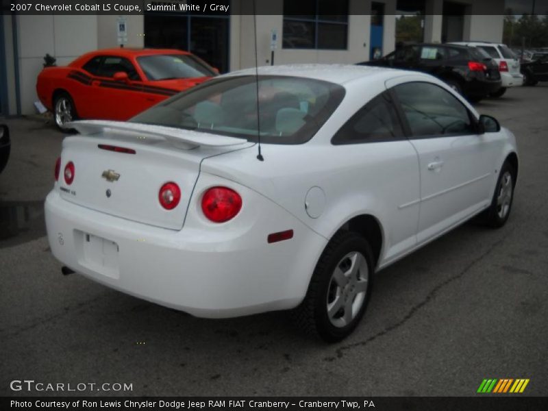 Summit White / Gray 2007 Chevrolet Cobalt LS Coupe