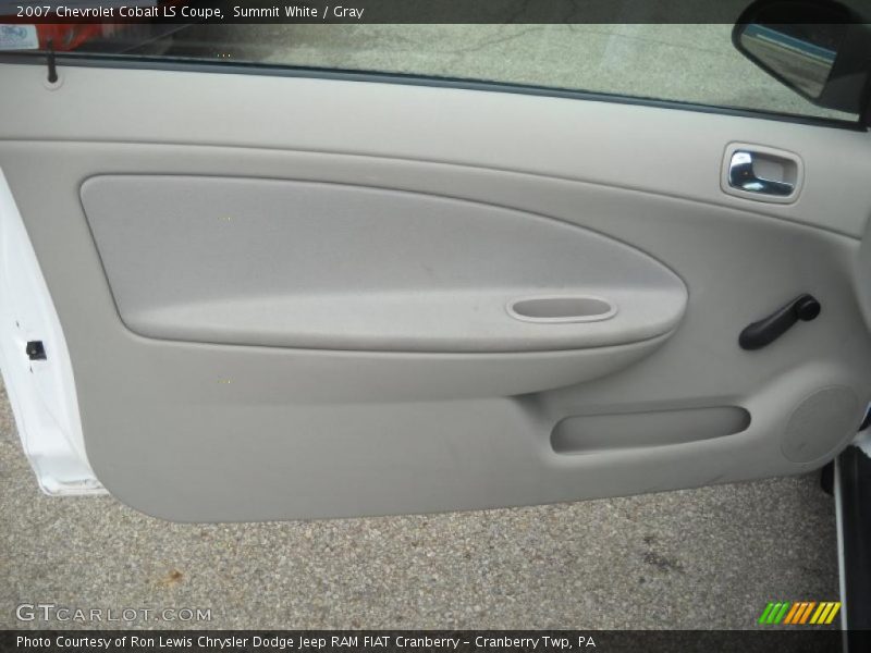 Summit White / Gray 2007 Chevrolet Cobalt LS Coupe
