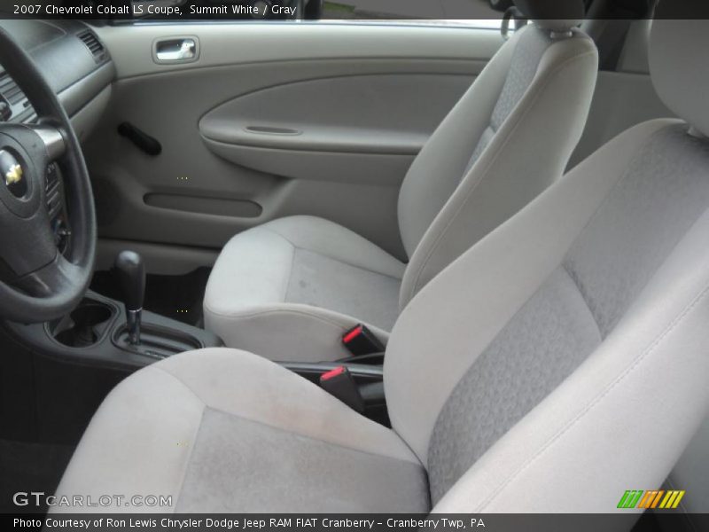 Summit White / Gray 2007 Chevrolet Cobalt LS Coupe