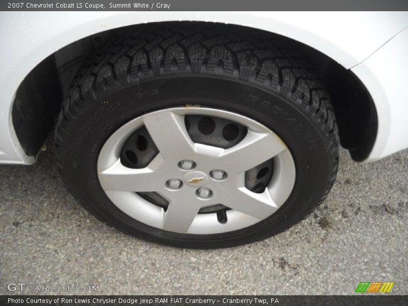 Summit White / Gray 2007 Chevrolet Cobalt LS Coupe