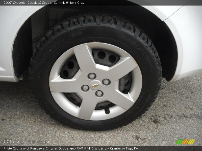 Summit White / Gray 2007 Chevrolet Cobalt LS Coupe