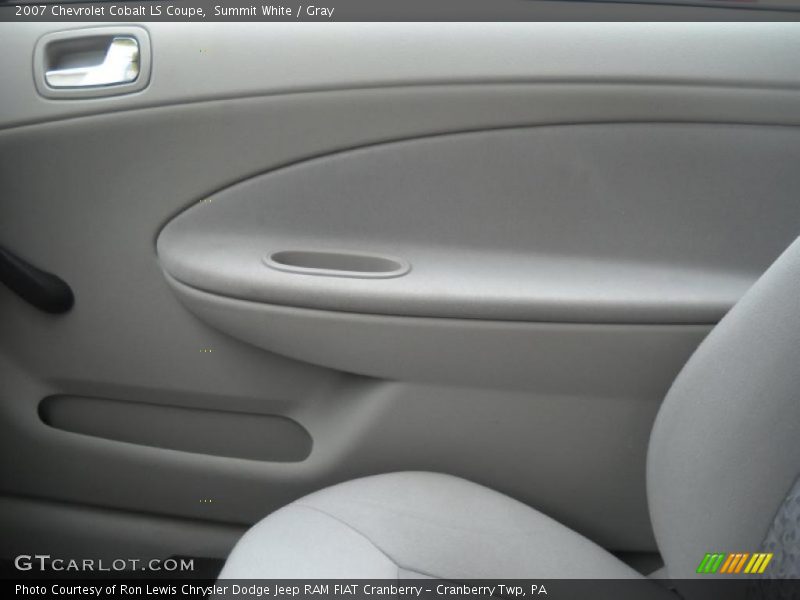 Summit White / Gray 2007 Chevrolet Cobalt LS Coupe