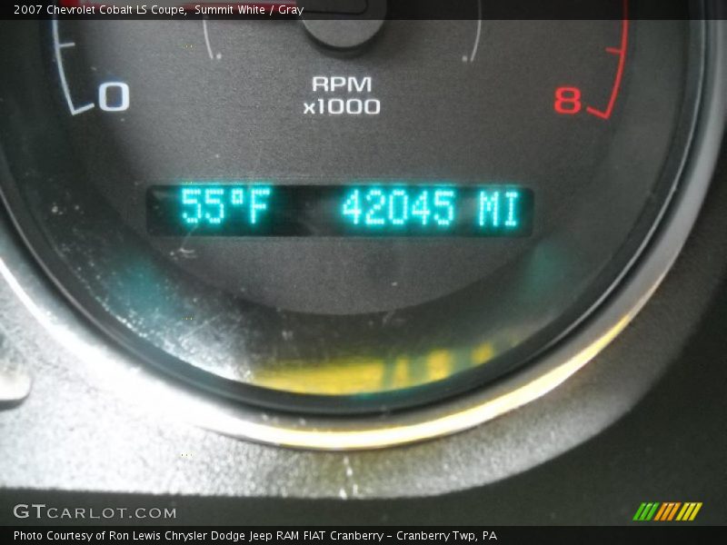 Summit White / Gray 2007 Chevrolet Cobalt LS Coupe
