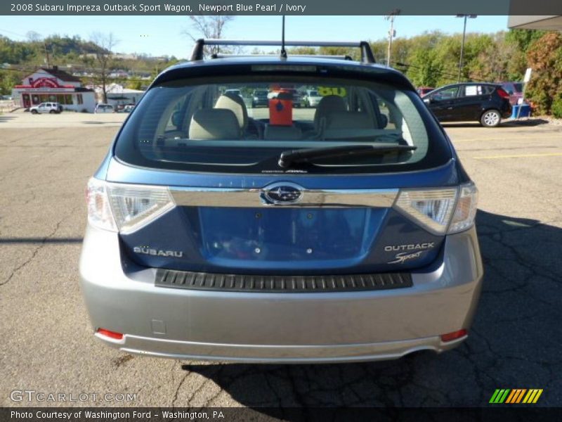 Newport Blue Pearl / Ivory 2008 Subaru Impreza Outback Sport Wagon