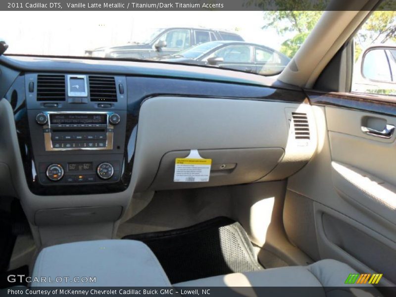 Vanille Latte Metallic / Titanium/Dark Titanium Accents 2011 Cadillac DTS