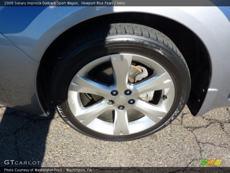 Newport Blue Pearl / Ivory 2008 Subaru Impreza Outback Sport Wagon