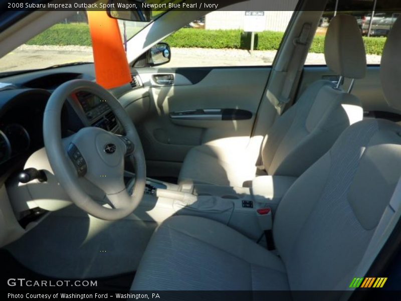 Newport Blue Pearl / Ivory 2008 Subaru Impreza Outback Sport Wagon