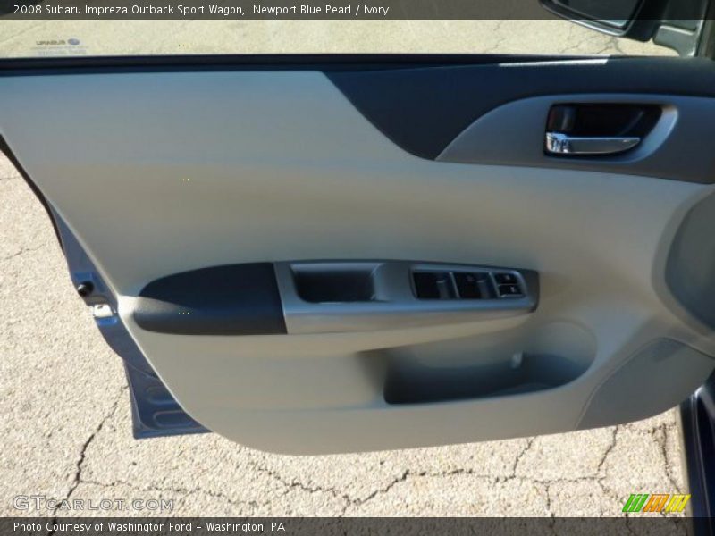 Newport Blue Pearl / Ivory 2008 Subaru Impreza Outback Sport Wagon