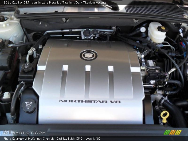 Vanille Latte Metallic / Titanium/Dark Titanium Accents 2011 Cadillac DTS