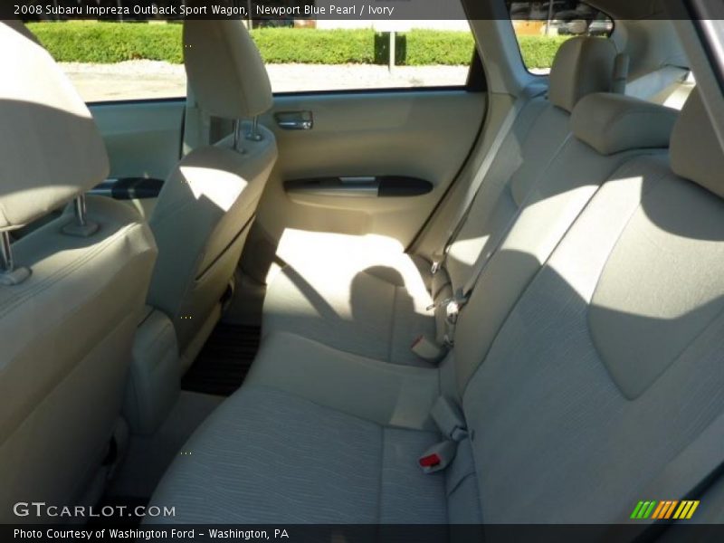 Newport Blue Pearl / Ivory 2008 Subaru Impreza Outback Sport Wagon