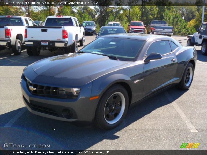 Cyber Gray Metallic / Gray 2011 Chevrolet Camaro LS Coupe