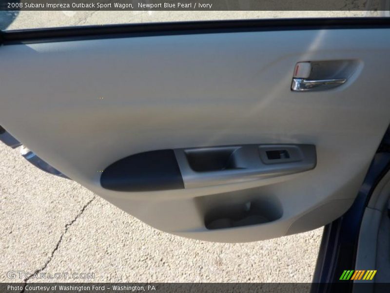 Newport Blue Pearl / Ivory 2008 Subaru Impreza Outback Sport Wagon