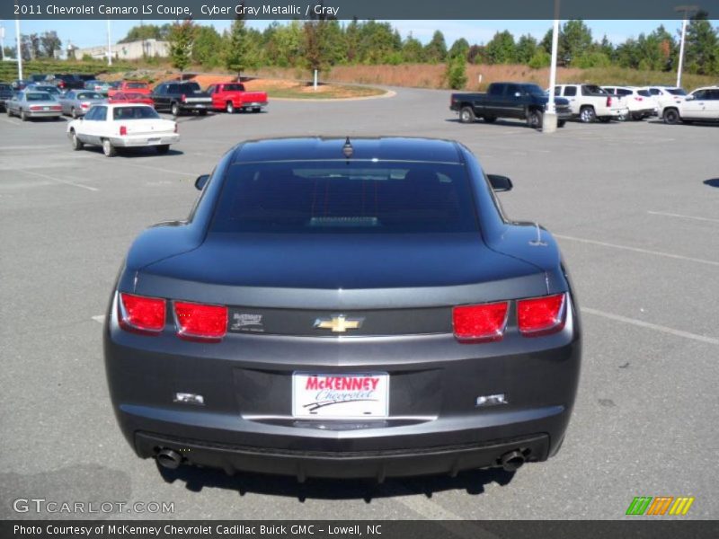 Cyber Gray Metallic / Gray 2011 Chevrolet Camaro LS Coupe