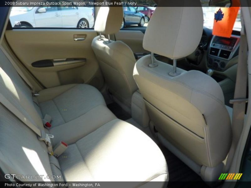 Newport Blue Pearl / Ivory 2008 Subaru Impreza Outback Sport Wagon