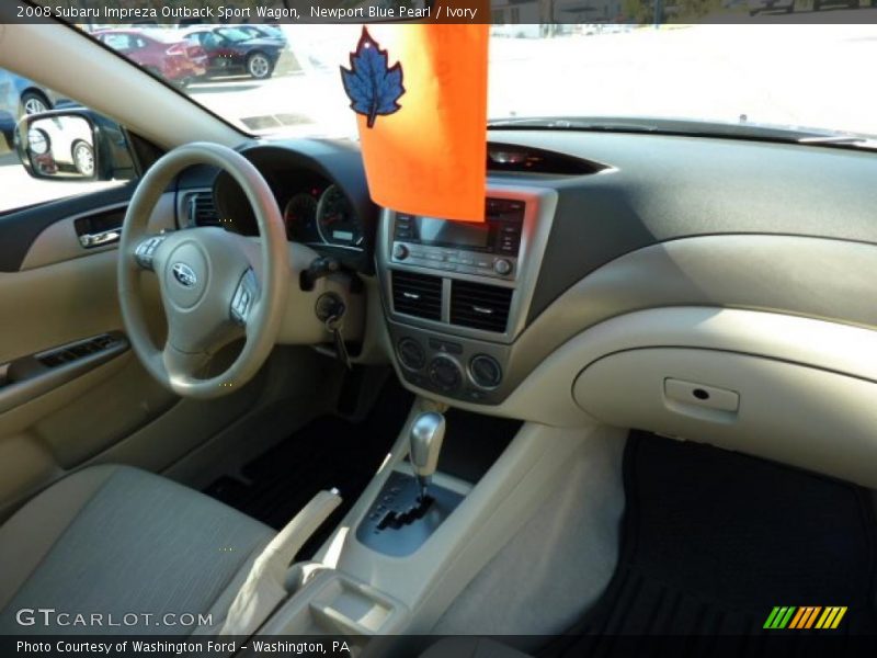 Newport Blue Pearl / Ivory 2008 Subaru Impreza Outback Sport Wagon