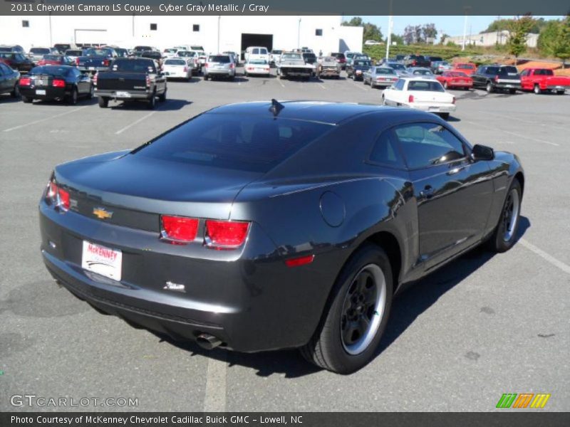 Cyber Gray Metallic / Gray 2011 Chevrolet Camaro LS Coupe