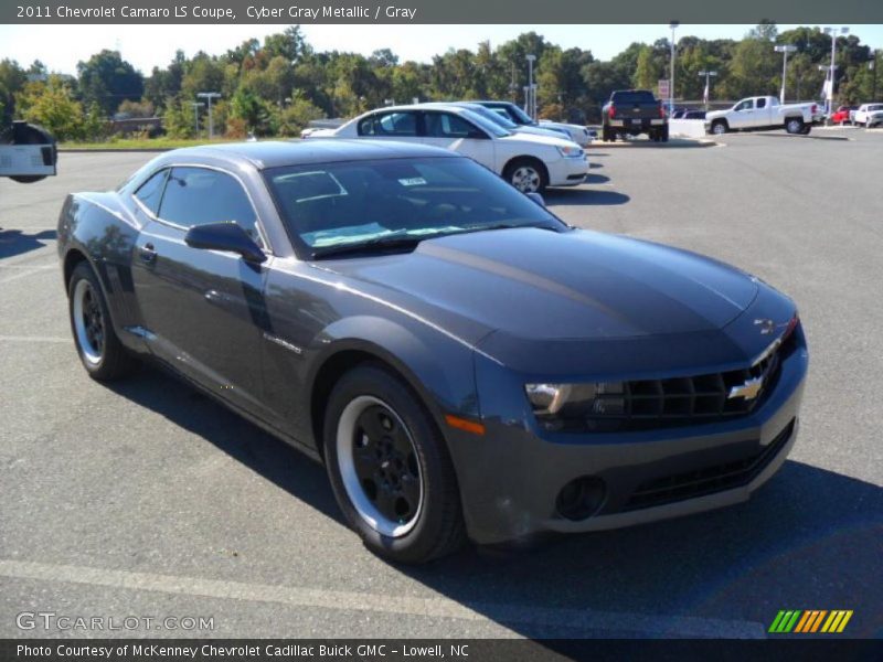 Cyber Gray Metallic / Gray 2011 Chevrolet Camaro LS Coupe