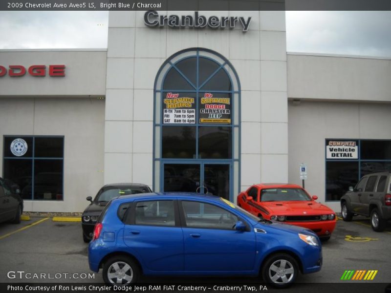 Bright Blue / Charcoal 2009 Chevrolet Aveo Aveo5 LS