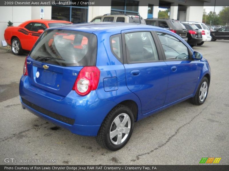 Bright Blue / Charcoal 2009 Chevrolet Aveo Aveo5 LS