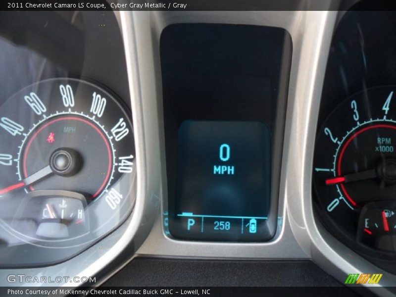 Cyber Gray Metallic / Gray 2011 Chevrolet Camaro LS Coupe