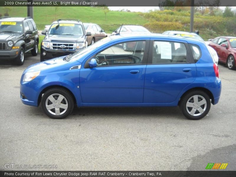 Bright Blue / Charcoal 2009 Chevrolet Aveo Aveo5 LS