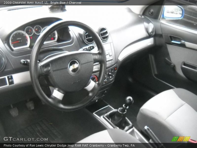 Bright Blue / Charcoal 2009 Chevrolet Aveo Aveo5 LS